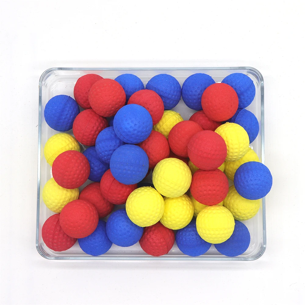 50 pièces balles balles rondes Compatible pour Nerf Rival Apollo enfant jouet sans aucune lettre pièces pour Nerf jouet pistolet