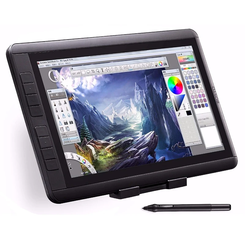 BOSTO V3 13 3 В FHD Art Графика планшет монитор рисовать Tablet 8192 уровней Smart ручка с