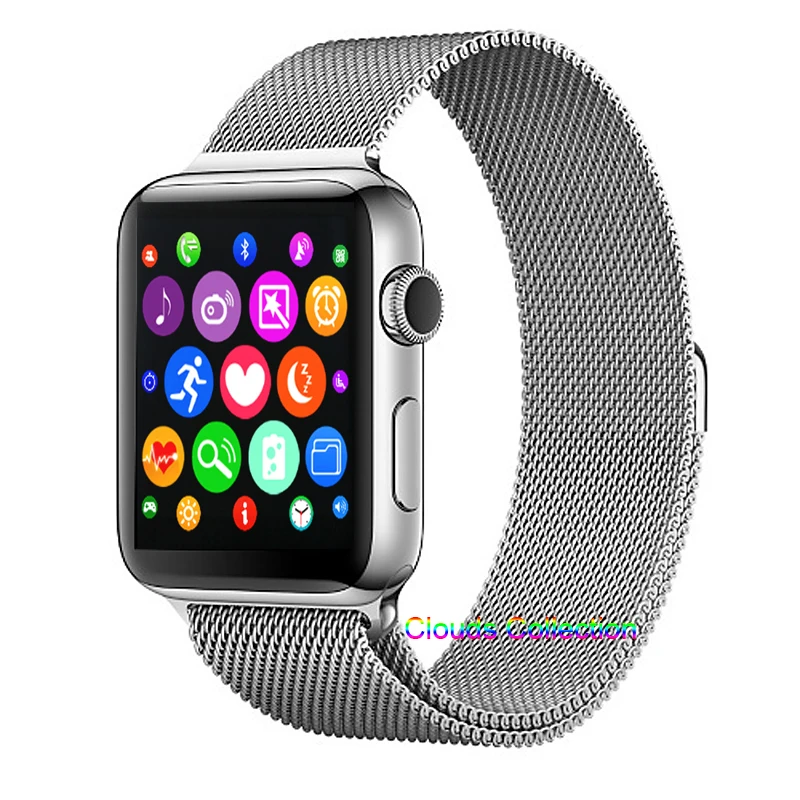  42mm Bluetooth Connected Smart Watch IWO 2 MTK2502C 1:1 Smartwatch for Apple iOS iPhone 6s 7 Huawei Samsung Sony 3 Android Phone 