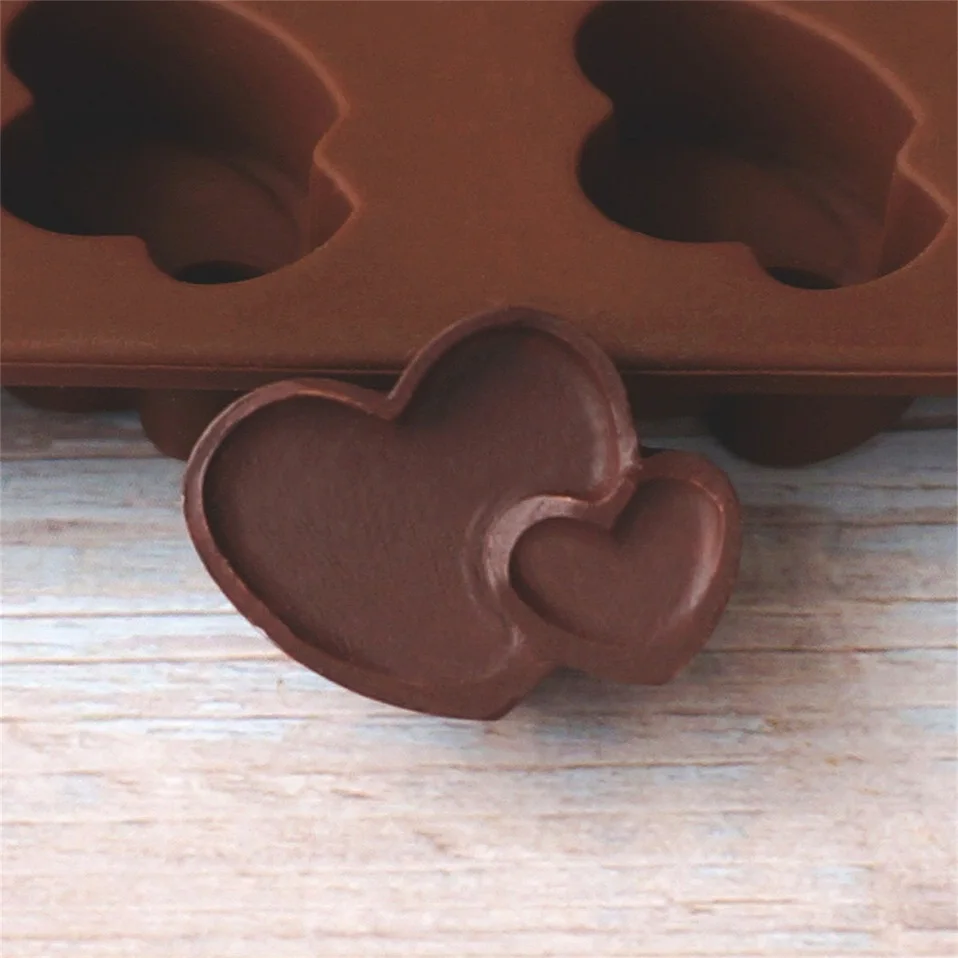 

Non-stick Silicone Chocolate Mold love loving heart shape Ice Molds Cake Mould Bakeware Baking Tools