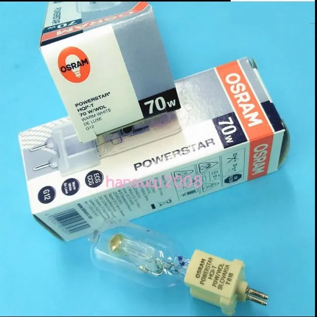 

For OSRAM HQI-T 70W/WDL 70W POWERSTAR lamp,Warmwhite De Luxe G12,Octopus 101 ophthalmic instruments perimeter,HQI-T70W/WDL bulb
