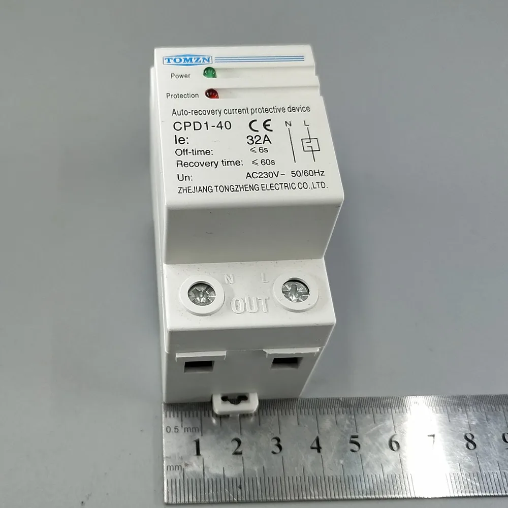 6A automatic recovery reconnect Current limiting protective device protector