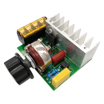 

1PC 4000W High power electronic voltage regulator 220V Silicon controlled voltage regulator regulating temperature/light CZYC