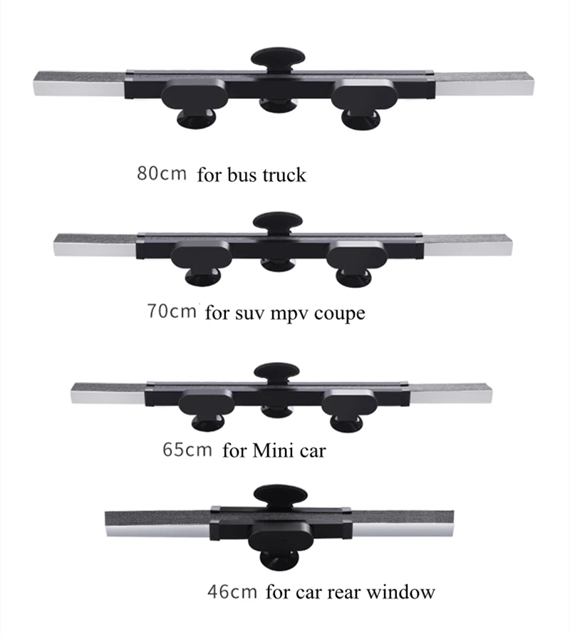 46/65/70x135/165 см автомобильный солнцезащитный козырек выдвижной лобовое стекло блок солнцезащитный козырек покрытие переднее/заднее стекло фольга занавеска для солнечного УФ-излучения