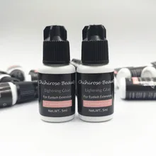 5 бутылок/партия Chihirose beauty lightning быстро сохнущий клей 0,1 сек клей для наращивания Eyelashe длится более 9 недель