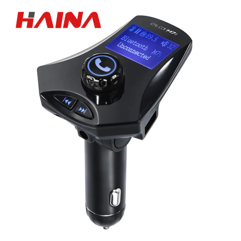 Car Kit FM Bluetooth Transmitter Aux in 3.5mm MP3 Player