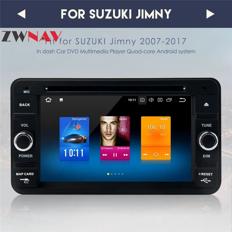 Clearance Octa Core Android 8.0 GPS Navi For Suzuki Jimny 2007-2017 Autoradio Navigation Head Unit multimedia Car DVD Player Stereo 4G Ram 8