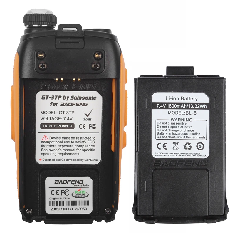 Baofeng GT-3TP MarkIII TP 1/4/8Watt High Power Dual-Band 136-174/400-520MHz Ham Two-way Radio Walkie Talkie + Car Charger Baofeng GT-3TP MarkIII TP 1/4/8Watt High Power Dual-Band 136-174/400-520MHz Ham Two-way Radio Walkie Talkie + Car Charger