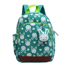 High Quality New Rabbit Baby Backpack Cute Animals Anti-Lost School Bag for Toddlers Kids Girls Boys Age 1-6 Years Old 2019 New cocomilo brand kids backpack for girls boys small bag animal dog bee pattern anti lost schoolbag mochila escolar 2 6 years old