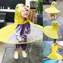 Г., новая Брендовая детская одежда для маленьких мальчиков и девочек, унисекс, милое складное животное утка, плащ-дождевик, непромокаемая шляпа, плащ, переносное дождевик