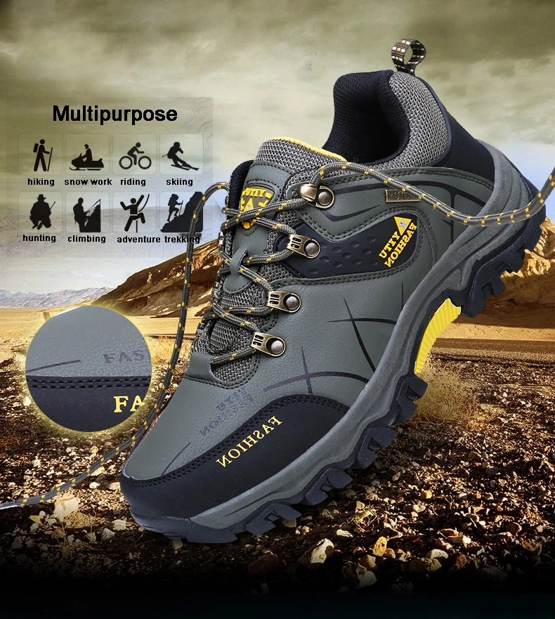 YRRFUOT мужские треккинговые ботинки водонепроницаемые уличные спортивные кроссовки бренд военные мужские кроссовки на шнуровке треккинговые ботинки zapatillas hombre