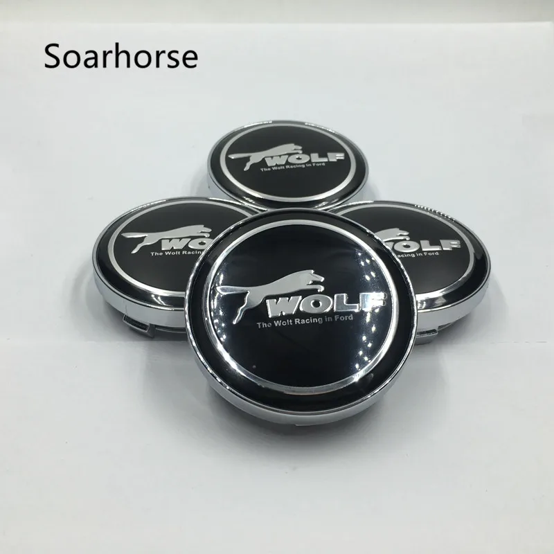 Soarhorse 4 шт./компл. 60 мм Центральная втулка колеса автомобиля крышки эмблемы для Ford волк логотип авто аксессуары