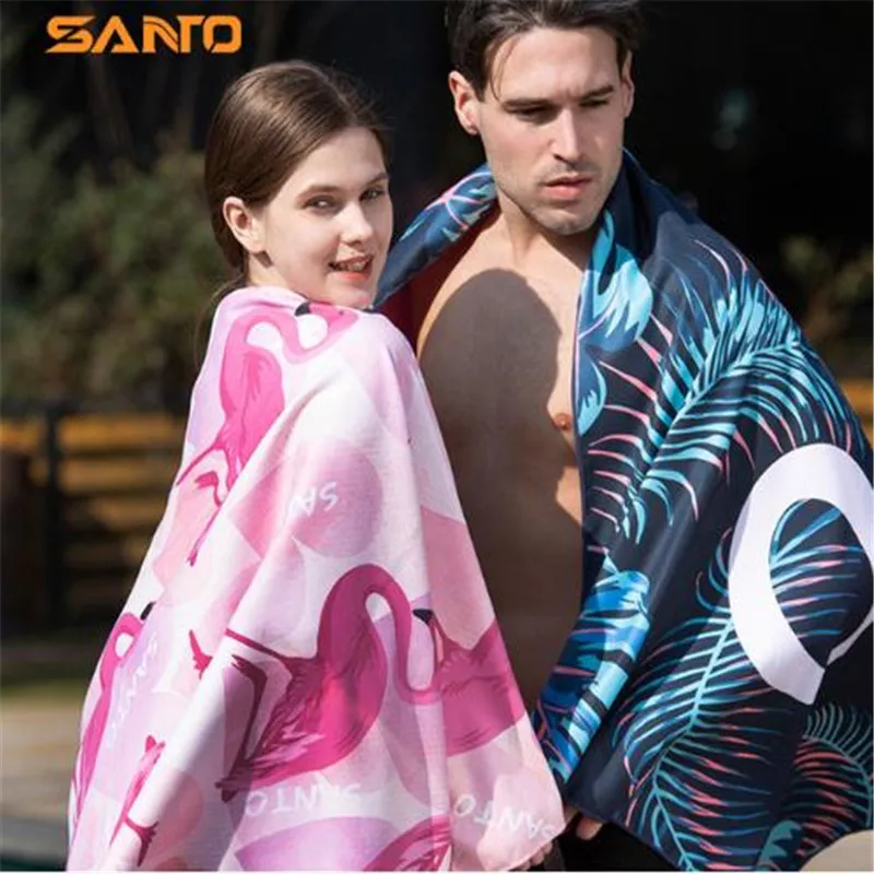 Esportes ao ar Toalha de Banho para Mulheres dos Homens-secagem Toalha de Praia Livre Toalha Santo cm Super Refrigeração Rápida H-09 160×80