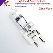 DN-27752 FTK 120 в 500 Вт JCD 120V-500WC 120V500W GY9.5 кварцевая галогенная лампа, трудно найти сценическое освещение