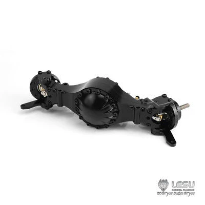 LESU Simulation Metal Front Axle for 1//14 Scale Tamiya RC Tractor Model Q-9052