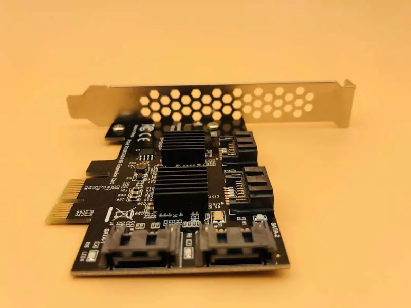 USB3.0 PCIE к SATA карта адаптер PCI Express SATA3.0 конвертер 4 портовый III 6G контроллер