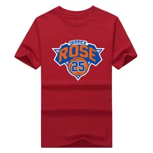 2016 fashion Derrick Rose New York T-shirt 100% cotton short sleeve o-neck T shirt 1018-5