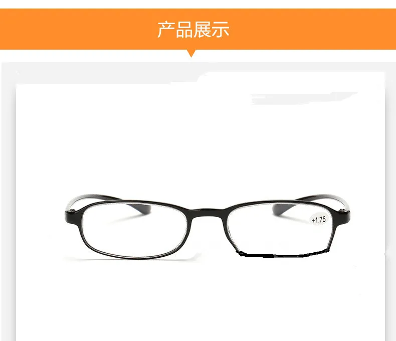 Надежный цена мини зажим для носа мужские очки для чтения Gafas Para изогнутые очки Для женщин диоптрий 1,5 чтения Стекло для леди и Gental Для мужчин