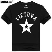 LITHUANIA t shirt diy free custom made name number ltu t-shirt nation flag lt lietuva lietuvos lithuanian college print clothing