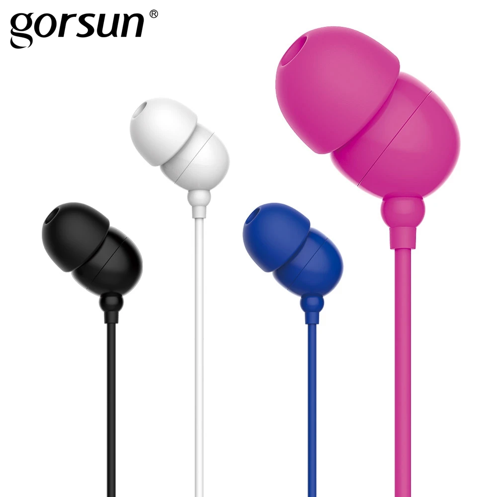 Earphone with Microphone Headset 3.5mm Stereo Earphones Earbuds Volume Control for Android iPhone Samsung Xiaomi Gorsun C31