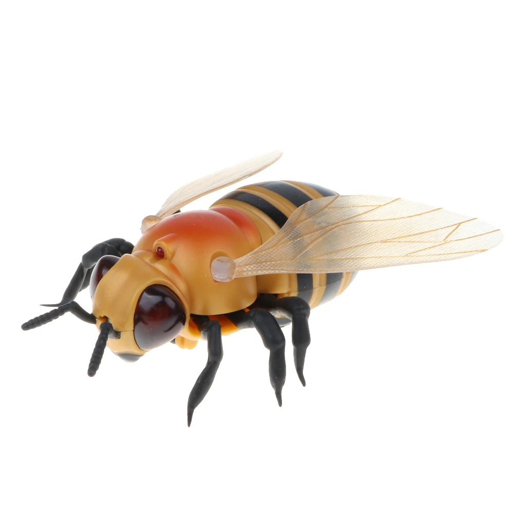 Infrared Remote Control Realistic Fake Bee RC Reptile Insects Prank Toy Practical Joke Scary Trick - Party Christmas & Halloween