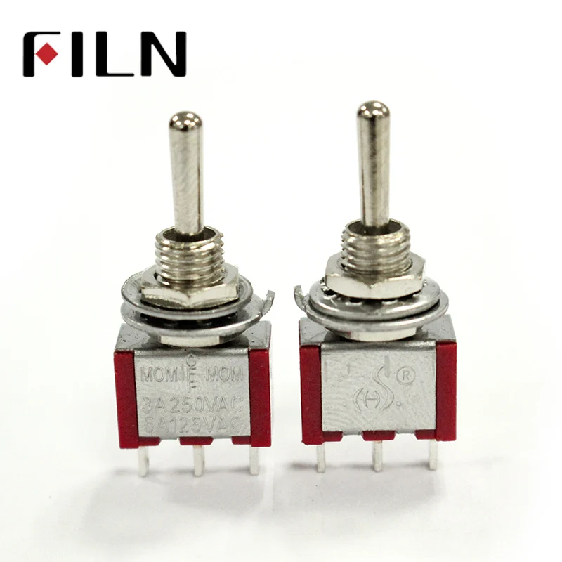 mini Toggle Switch 3pins MTS-103 ON OFF ON Small toggle switch 3A 125V