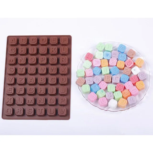 Baru Silicone English Surat Alphabet Chocolate Fondant Cetakan Kue Baru Silicone English Surat Alphabet Chocolate Fondant Cetakan Kue Puding Jelly Dekorasi Dapur
