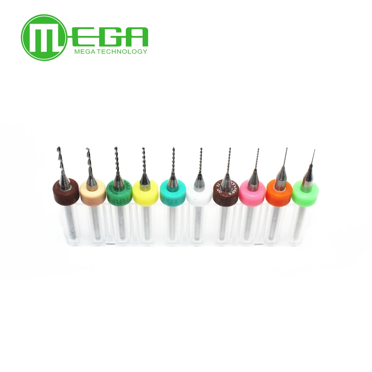 10Pcs PCB Carbide Micro Drill Bits Tool 0.3mm to 1.2 mm Print Circuit Board 