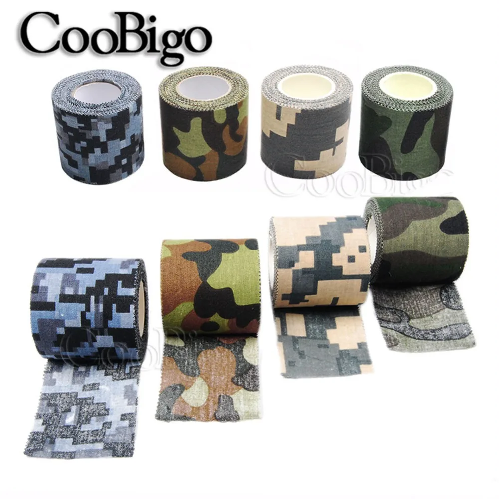 Outdoor Gun Hunting Camo Waterproof Camping Camouflage Stealth Duct Tape Wrap