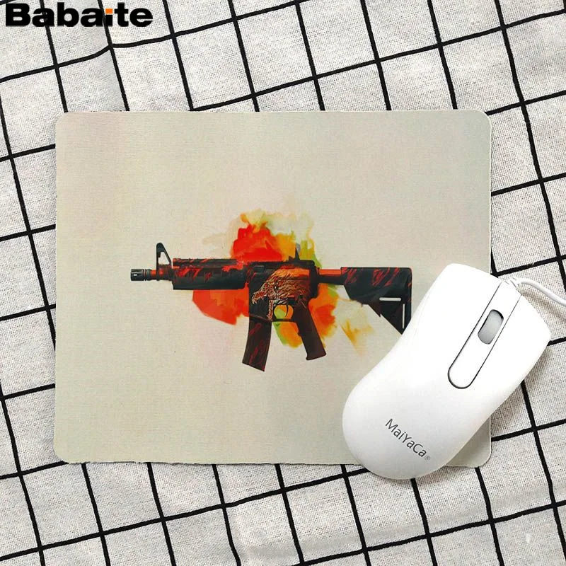 Babaite Забавный Cs Go Ak 47 красивый коврик для мышки в стиле аниме Гладкий блокнот