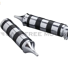 " 25 мм хром Мотоцикл ручками руль для мотоцикла чехол для Kawasaki 800 Honda 600 GL1200 Suzuki M50 Yamaha 1600 Harley Dyna