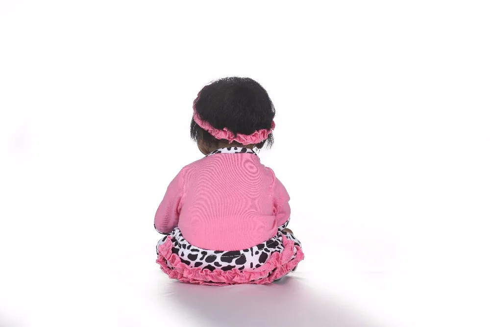 NPK реалистичные мягкие силиконовые реборн Детские куклы черный bebe горячие игрушки Xtmas подарок для девочек лучший сопутствующий
