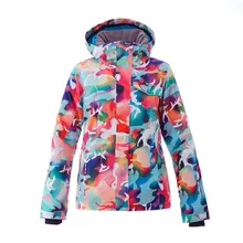 Женская теплая, водонепроницаемая, ветрозащитная горнолыжная куртка Gsou SNOW женские горнолыжные костюмы, лыжи куртка женская, горные лыжи куртки женские, горнолыжная куртка, лыжи горные сноуборд
