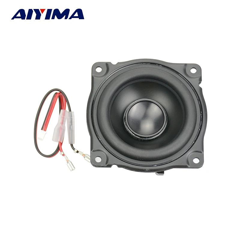 AIYIMA 3Inch Audio Speakers Full Range Speaker 4ohm 30W High Strength Neodymium Magnetic Bass Light Aluminum Basin For AURA