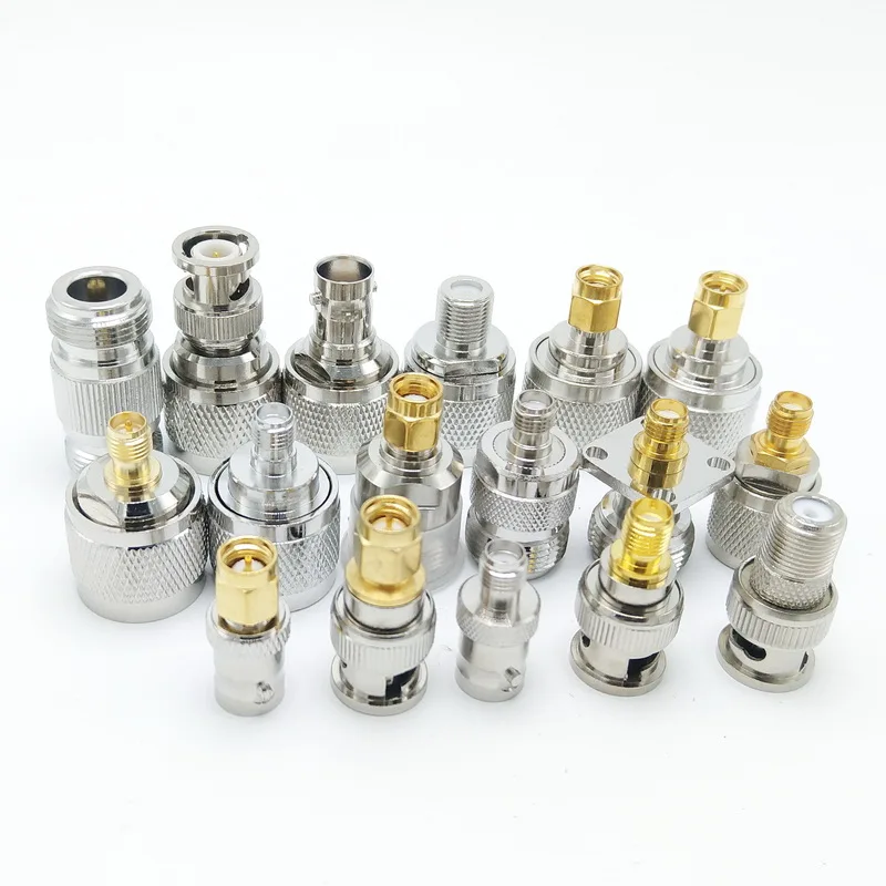 

17 standard N type to sma BNC to sma TNC to sma N type to F connector RF connectors adapter with storage box