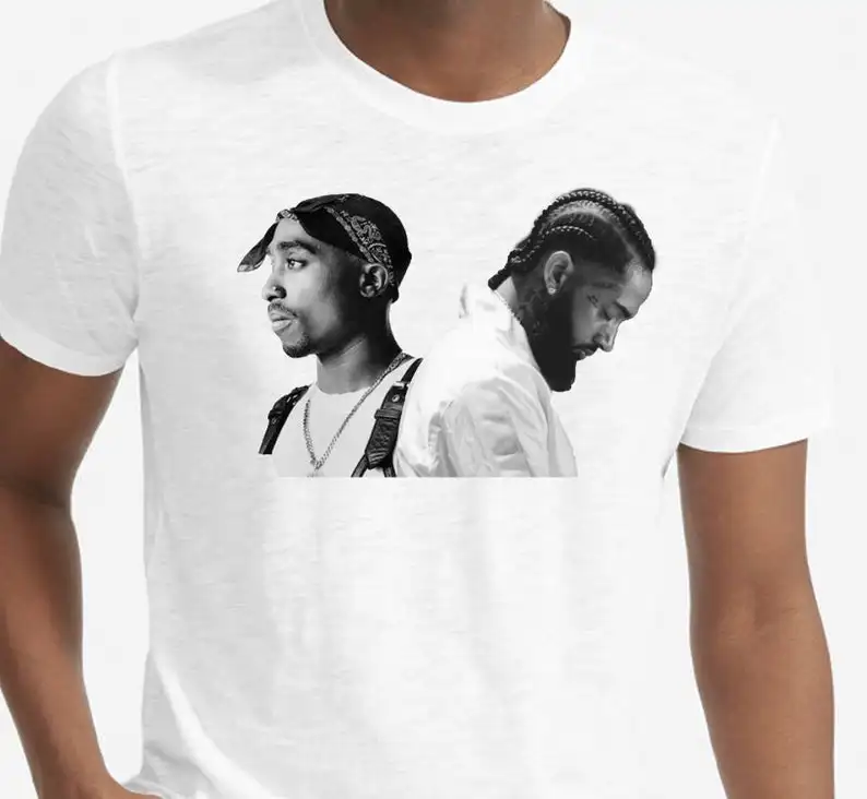 Мужские хипстерские хлопковые футболки Nipsey Hussle Tupac футболка унисекс Aduit Slim Fit Топы И Футболки парные тренировки праздничные Топы