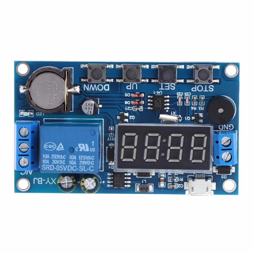 

Trigger Cycle Timer Delay Switch 12V 24V Relay Switch Module 24H Timing Control