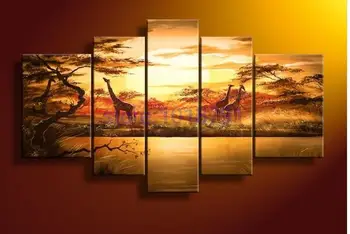 

Diamond Embroidery Painting Cross Stitch Multi-Picture Combination Triptych The Sea and Beach Craft for Home Decor African Anima