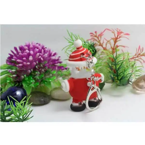 Gasper Santa Claus LED Keychain Christmas gifts Christmas decorations