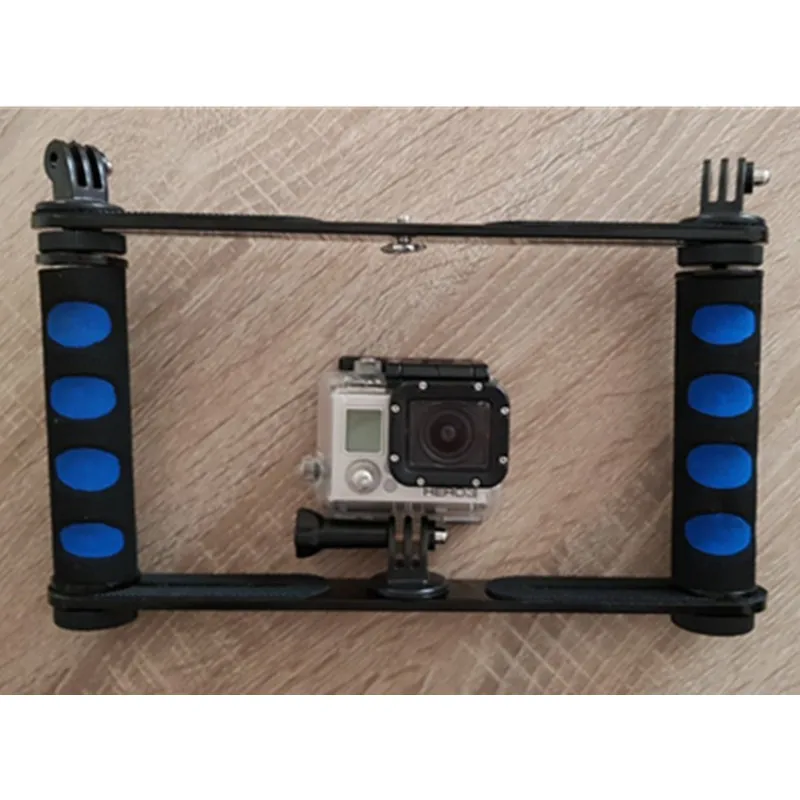 Handheld Camera Stabilizer Handle Camera Cage Rig Underwater Scuba