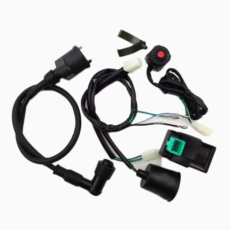 Прочная катушка зажигания оплетка для проводов Kill Switch CDI для 50cc-160cc Pit Dirt Bike катушка зажигания
