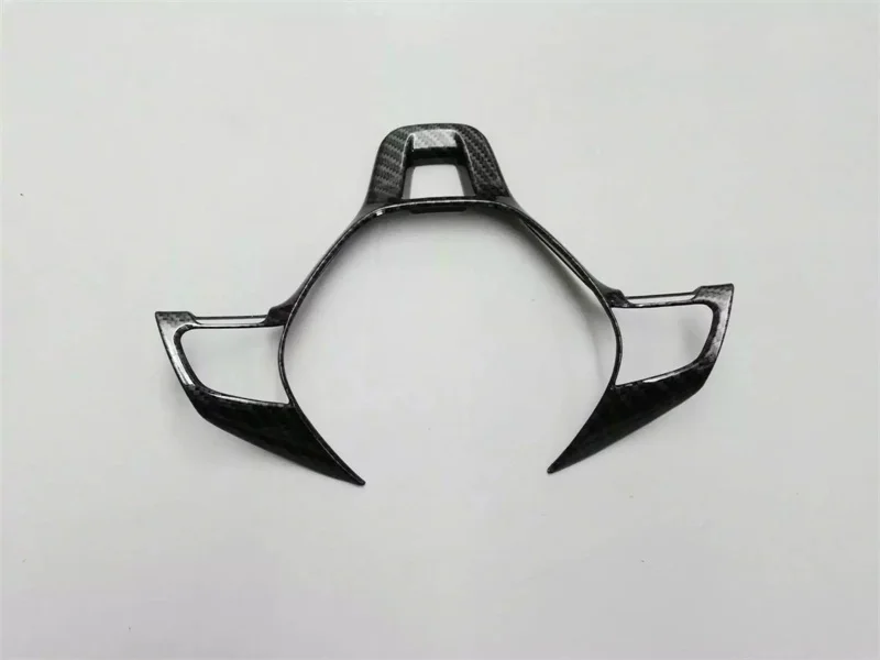 ABAIWAI ABS cromado fibra de carbono cubiertas de protección del volante para Volkswagen VW Passat coche Interior autopartes estilo 2016