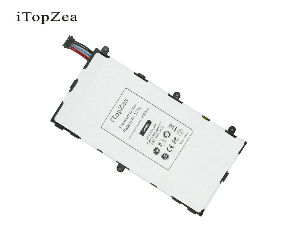 

iTopZea 10pcs /lot 4000mAh T4000E Replacement Battery For Samsung Galaxy Tab Tablet 3 7.0 T211 T210 T215 T210R T217A T2105 P3200