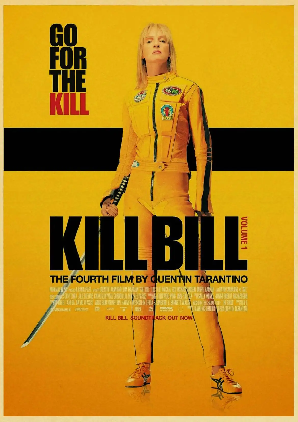 Винтаж, классическое кино Kill Bill плакат хорошее качество живопись Ретро плакат крафт-бумага на стену для дома и бара Декор/наклейки