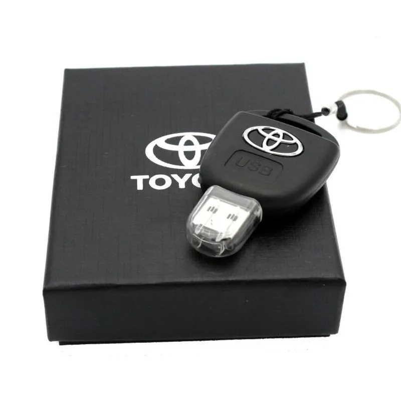 JASTER creative fashion gift Toyota usb pen drive memory stick usb 2.0 32gb / 16gb / 8gb / 4gb free shipping memory U disk - Цвет: with box