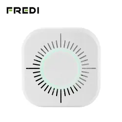 FREDI 433 МГц беспроводной детекторы дыма с батарея независимых датчик Пожарной Сигнализации домашние Детская безопасность сад безопасности