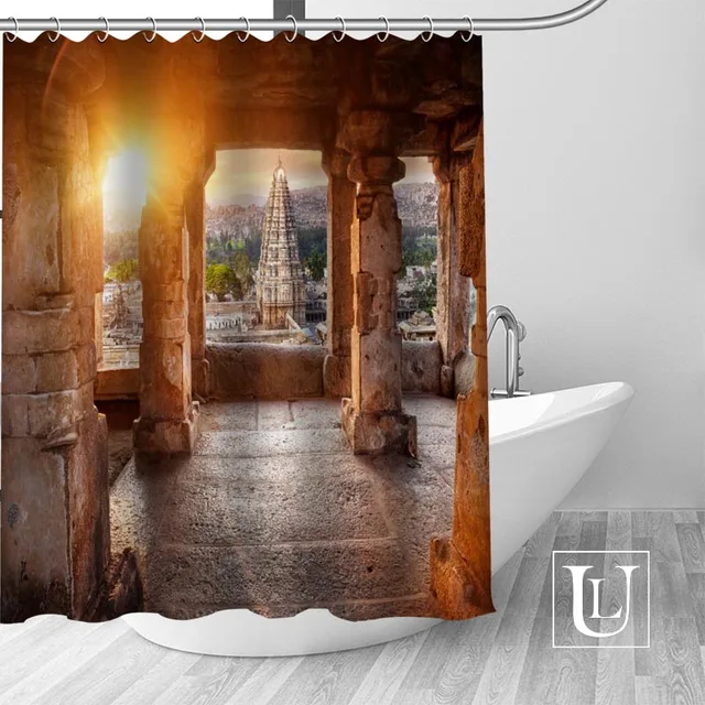 Custom Ancient Roman architecture Shower Curtain MORE SIZE Waterproof ...