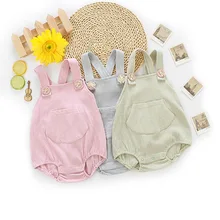 0-3ins Лето малышей Комбинезоны для девочек в Корейском стиле детские комбинезоны детские шорты Модная одежда для детей, Детская мода Одежда