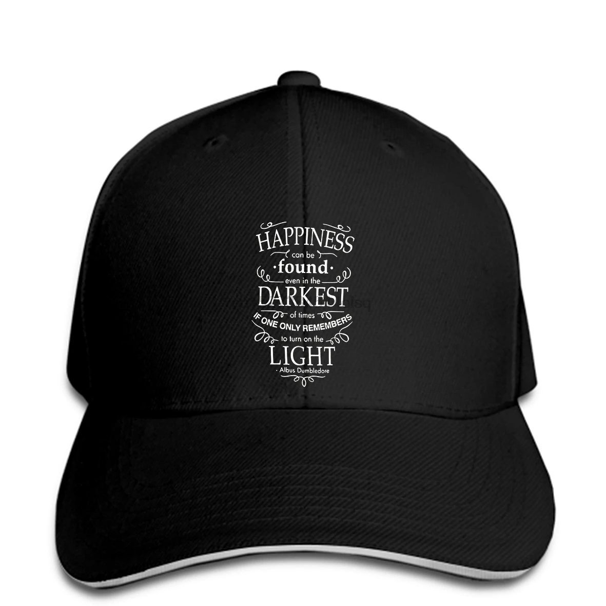 

hot selling Harry Baseball Cap funny movie Happiness Can Be Found Even In The Darkest Baseball Cap Potter Baseball Cap