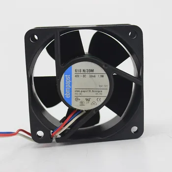 

original For PAPST TYP 618 N/39M 6025 60*60*25mm DC 48V 1.9W server inverter cooling fan